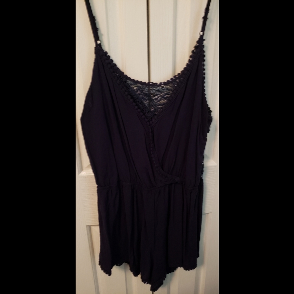 Dark blue Lace Ambiance Romper